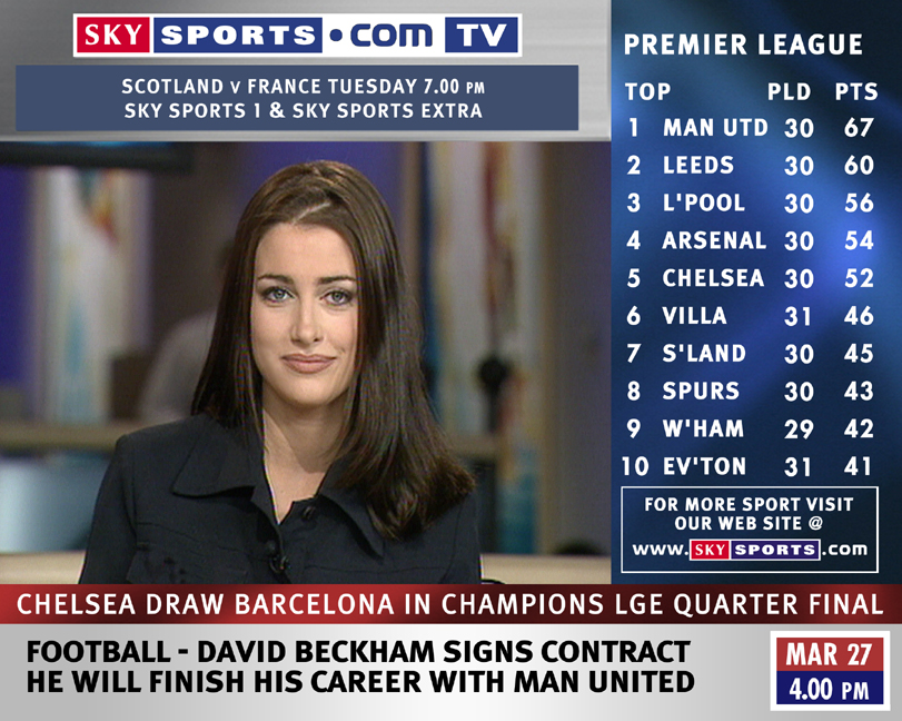 Sky sport live discount news